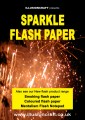 Sparkle flash paper